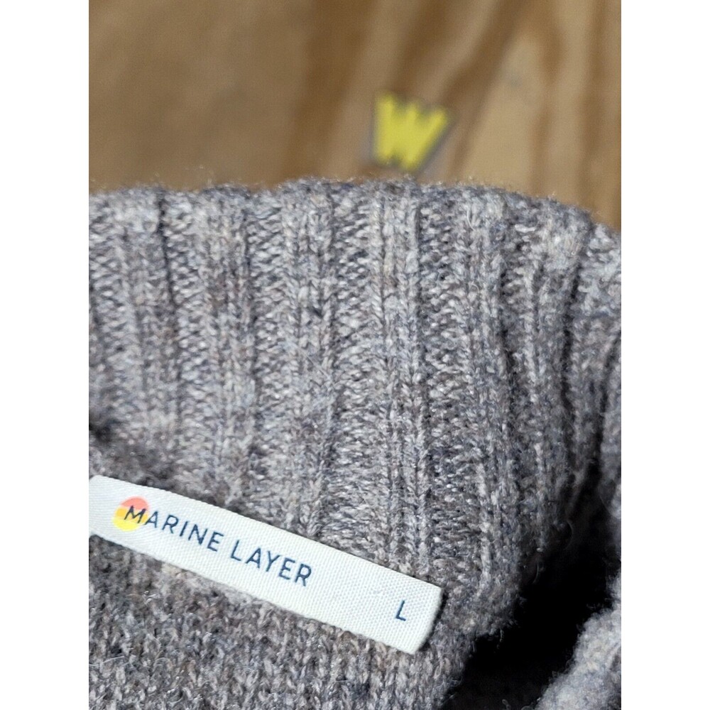 Marine Layer Textured 1/4 Button-Down Pullover Ad… - image 2